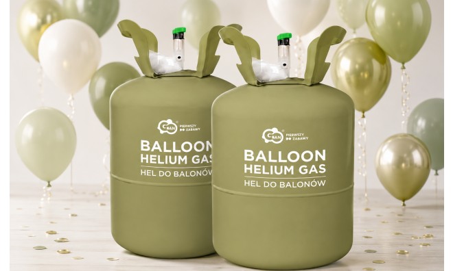 Hélium palack 100 lufihoz