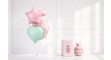 Hélium palack pink 2 - min