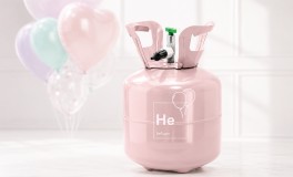 Hélium palack pink