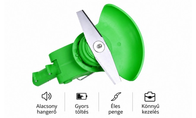 Akkumulátoros fűkasza 10000 rpm 4