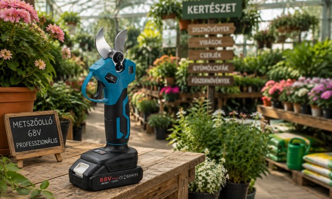 SUPAMASTER Akkumulátoros Metszőolló 4