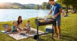 Faszenes kerti grillsütő kerekekkel 2 - min