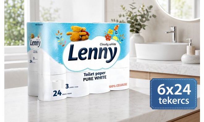 Lenny 6x24 WC-papír MEGA PACK
