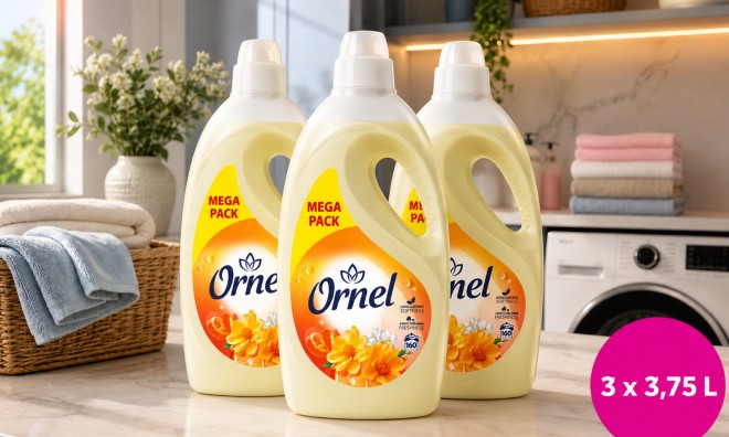 3 x 3,75 L Ornel öblítő