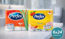 Perfex 6x24 tekercs toalett papír