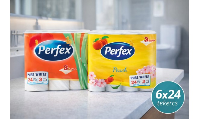 Perfex 6x24 tekercs toalett papír