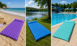 Felfújható texturált strandmatrac