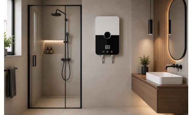 Fali átfolyós villanybojler 5500W