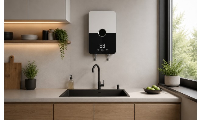 Fali átfolyós villanybojler 5500W 2
