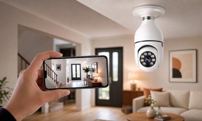 1+1 Forgatható Smart WiFi IP Kamera 2