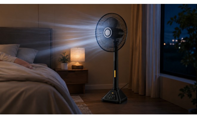 16 colos akkus álló ventilátor 4