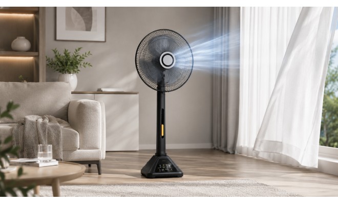 16 colos akkus álló ventilátor