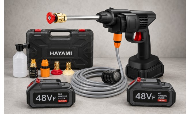 Hayami akkus magasnyomású mosó 48V 6