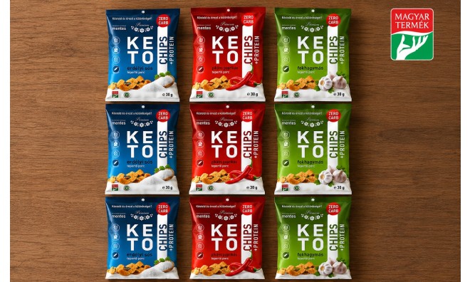 9 db Pannónia KETO Chips 2