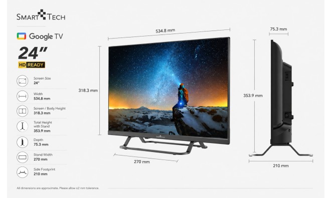 Smart Tech 24HG01VC Google TV 3