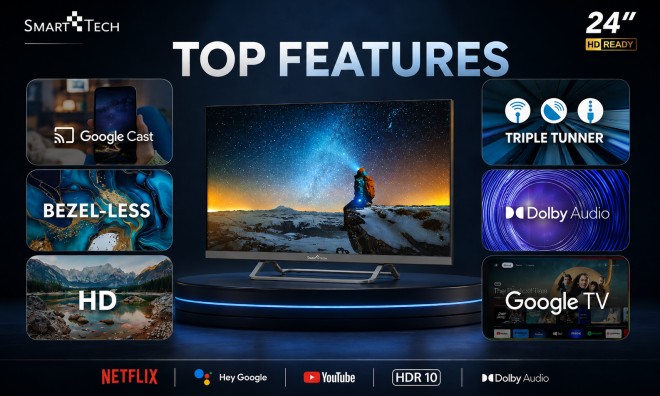 Smart Tech 24HG01VC Google TV 4