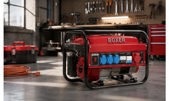 Boxer benzines áramfejlesztő