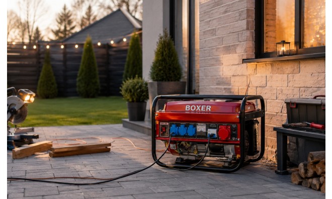 Boxer benzines áramfejlesztő 3