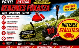 Psteel benzines fűkasza 74 cm³