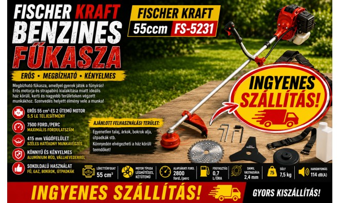 Fischer Kraft Benzines Fűkasza