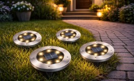 4db Bell Howell LED-es szolár lámpa