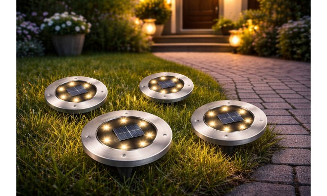 4db Bell Howell LED-es szolár lámpa