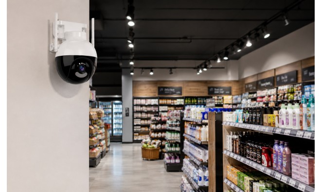 4K Ultra HD Wi-Fi IP Gömb Kamera 2