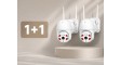 1+1 1080P WiFi IP Kamera 4+4 LED 2 - min