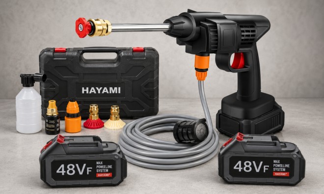 Hayami akkus magasnyomású mosó 48V 6