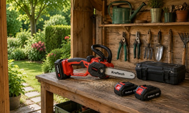 Kraftech mini láncfűrész KTBCHS48V 2