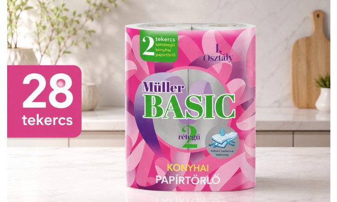 28 db Müller Basic Papírtörlő