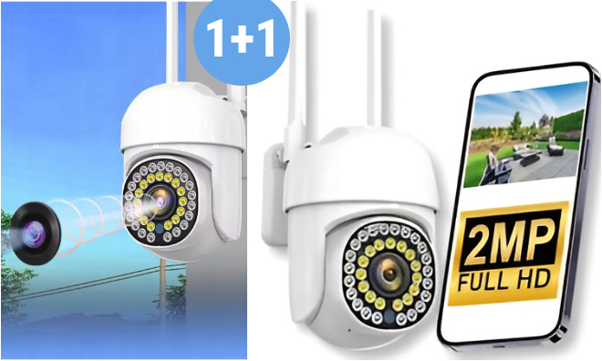 1+1 Wifi IP kültéri kamera 1080P 3