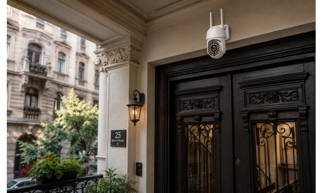 1+1 Wifi IP kültéri kamera 1080P 2