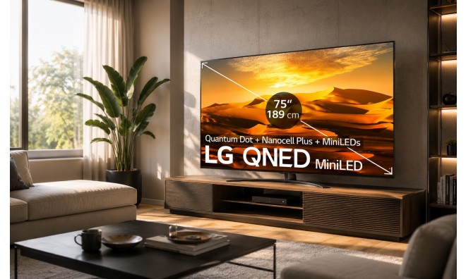 LG 75'' 4K QNED Smart TV 
