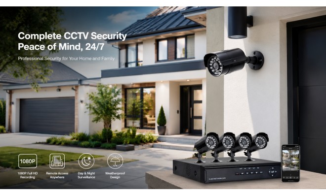 8 Kamerás CCTV Kamerarendszer 3