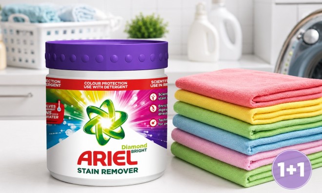 1+1 Ariel Diamond Bright Por 500g