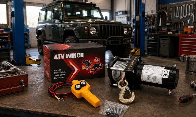 ATV Winch elektromos csörlő 4