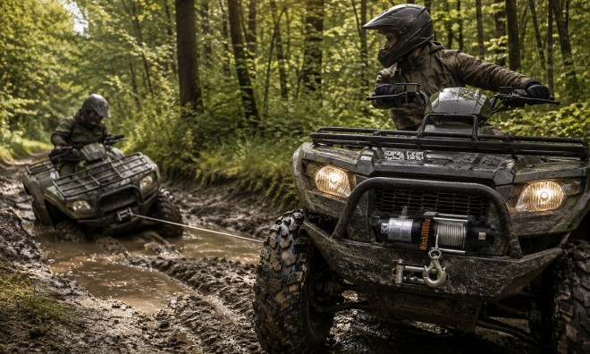 ATV Winch elektromos csörlő 3