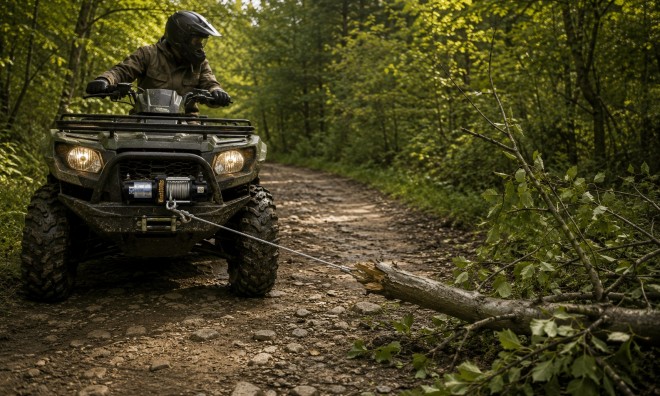 ATV Winch elektromos csörlő 2