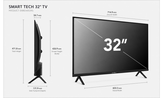 Smart Tech 32HN01K 32″ HD LED TV 2