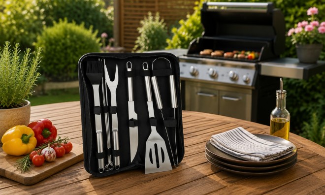 9 részes grill szett