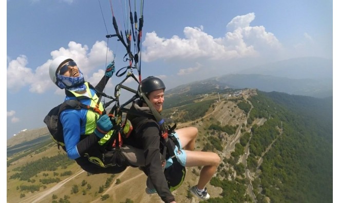 Tandem siklóernyőzés 