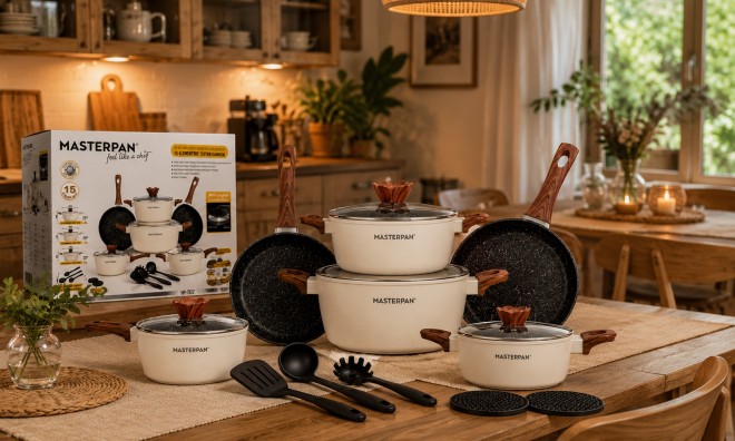 Masterpan 15 részes edény készlet