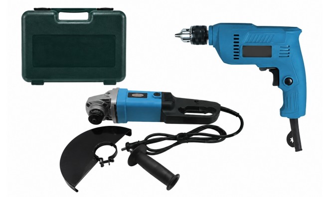 Flinke FK-8011 Elektromos sarokcsiszóló és fúró szett 4
