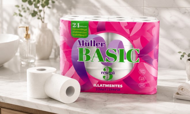Müller Basic Wc Papír, 6x24  5