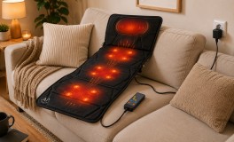 Testmasszírozó matrac vibrációval, fűtéssel