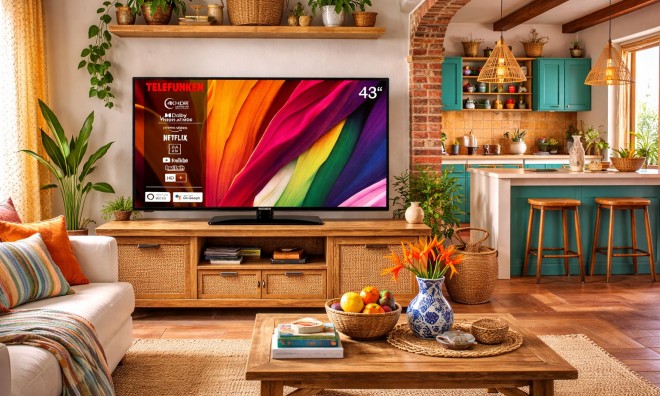 Telefunken 43'' D43U551X1CWI HDR Dolby Vision Tv