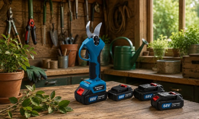 Supermaster SM-5010 Akkus Metszőolló + Hayami HA-1005 fúró-csavarozógép 2