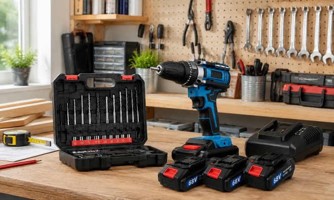 Supermaster SM-5010 Akkus Metszőolló + Hayami HA-1005 fúró-csavarozógép 4
