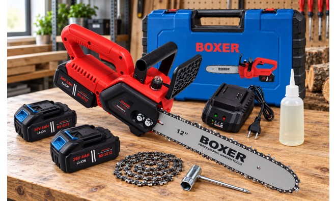 Boxer BX-3312 Akkus láncfűrész 12''